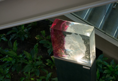 Glass sculptural form