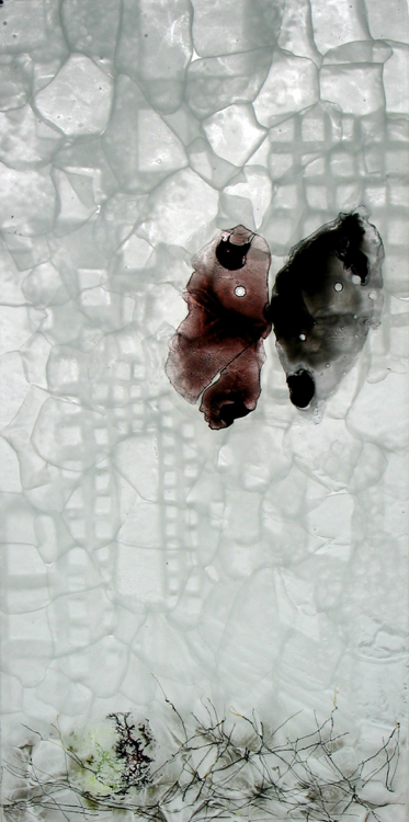 Glass sculpture detail