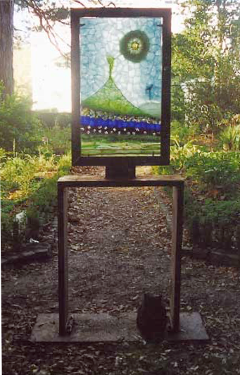 Blown glass sculpture